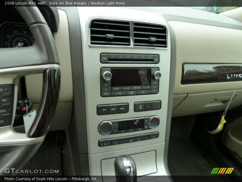 Dark Ink Blue Metallic / Medium Light Stone 2008 Lincoln MKX AWD
