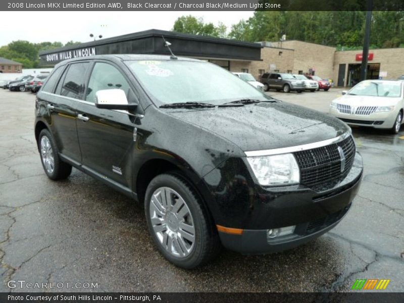 Black Clearcoat / Charcoal Black/Medium Light Stone 2008 Lincoln MKX Limited Edition AWD