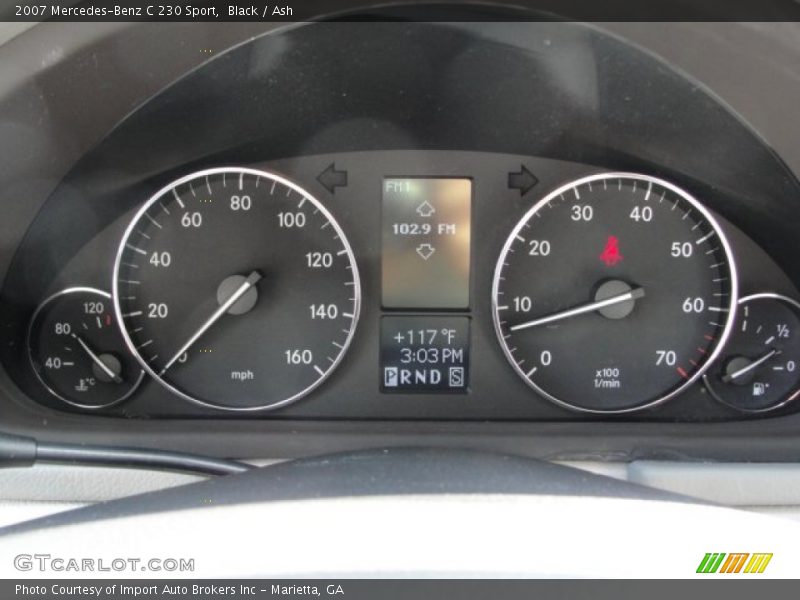 Black / Ash 2007 Mercedes-Benz C 230 Sport