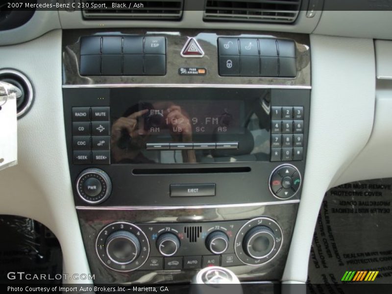 Black / Ash 2007 Mercedes-Benz C 230 Sport