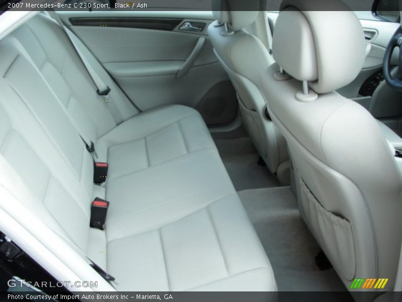 Black / Ash 2007 Mercedes-Benz C 230 Sport