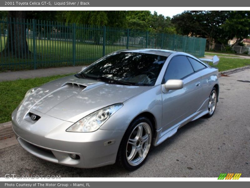 Liquid Silver / Black 2001 Toyota Celica GT-S