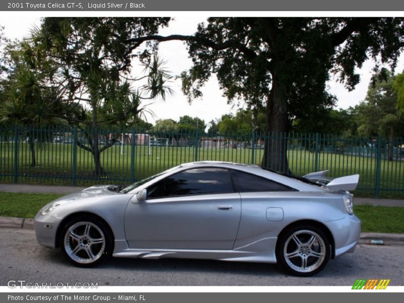 Liquid Silver / Black 2001 Toyota Celica GT-S