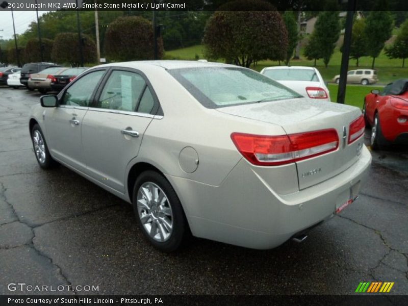 Smoke Stone Metallic / Light Camel 2010 Lincoln MKZ AWD