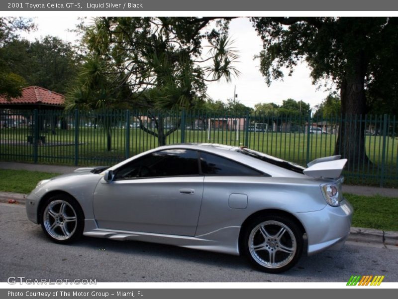Liquid Silver / Black 2001 Toyota Celica GT-S