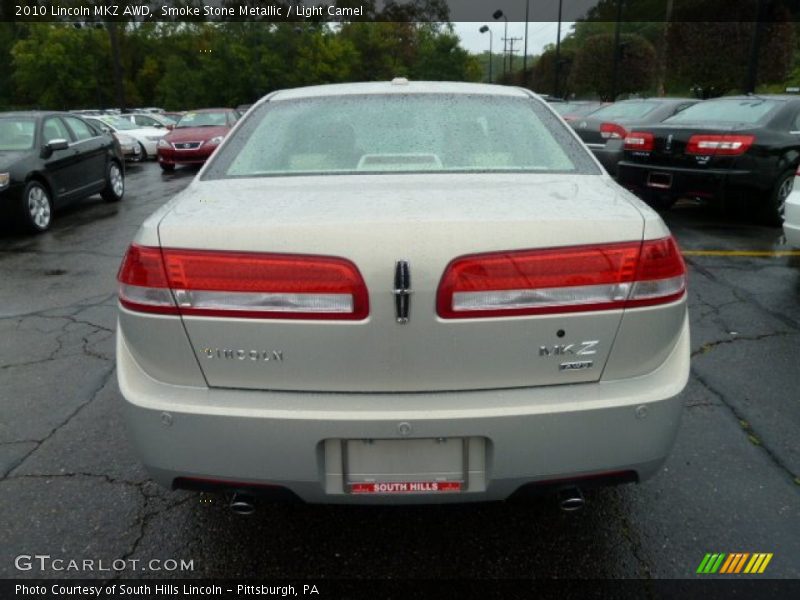 Smoke Stone Metallic / Light Camel 2010 Lincoln MKZ AWD