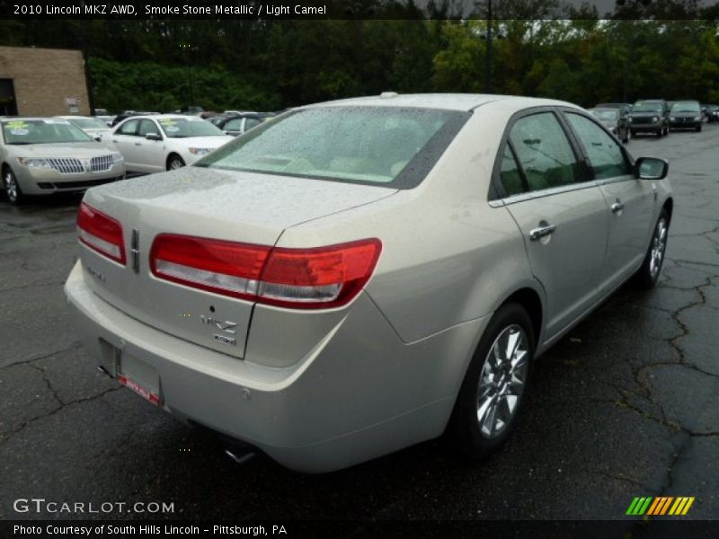 Smoke Stone Metallic / Light Camel 2010 Lincoln MKZ AWD