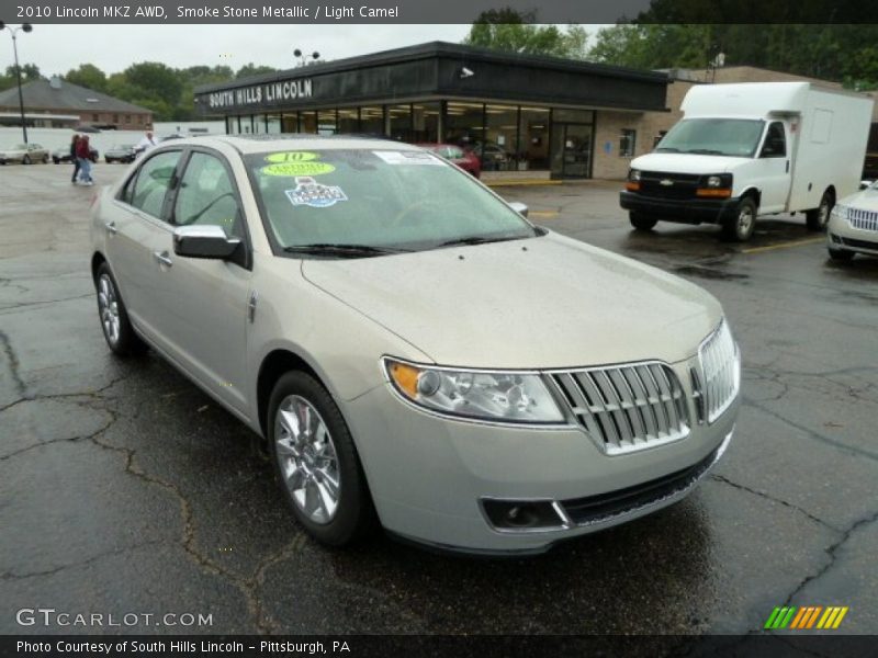 Smoke Stone Metallic / Light Camel 2010 Lincoln MKZ AWD