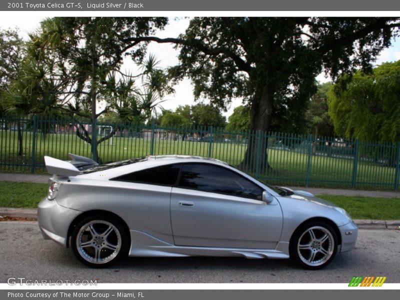 Liquid Silver / Black 2001 Toyota Celica GT-S