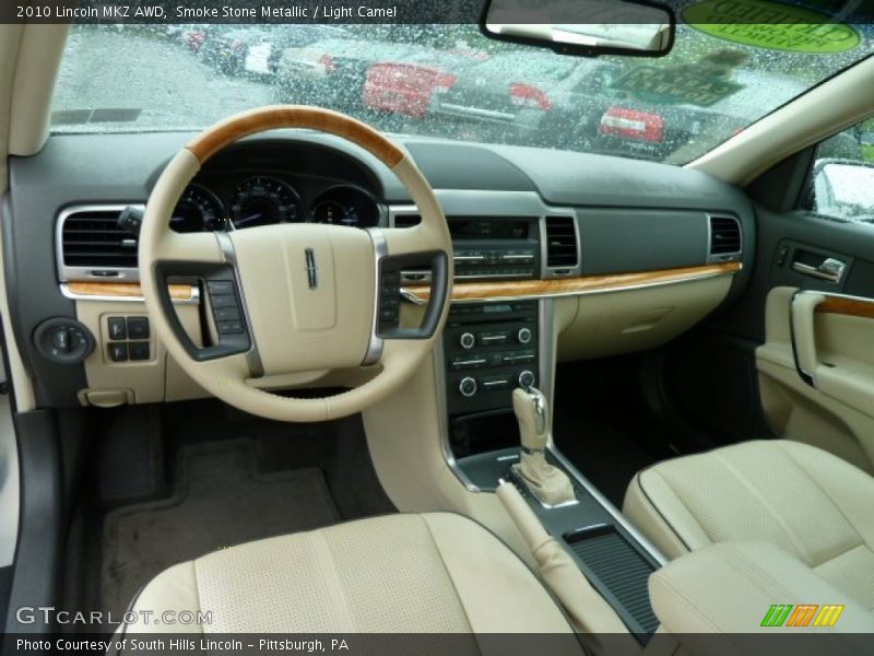 Smoke Stone Metallic / Light Camel 2010 Lincoln MKZ AWD