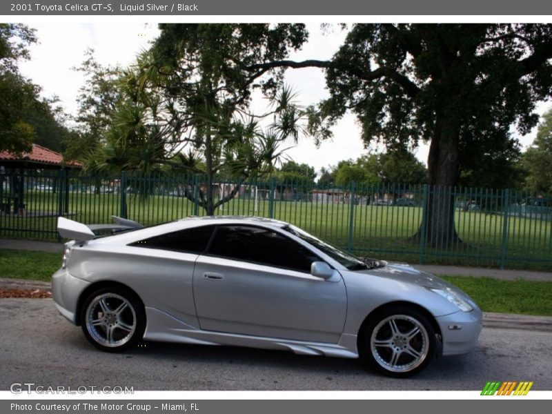 Liquid Silver / Black 2001 Toyota Celica GT-S