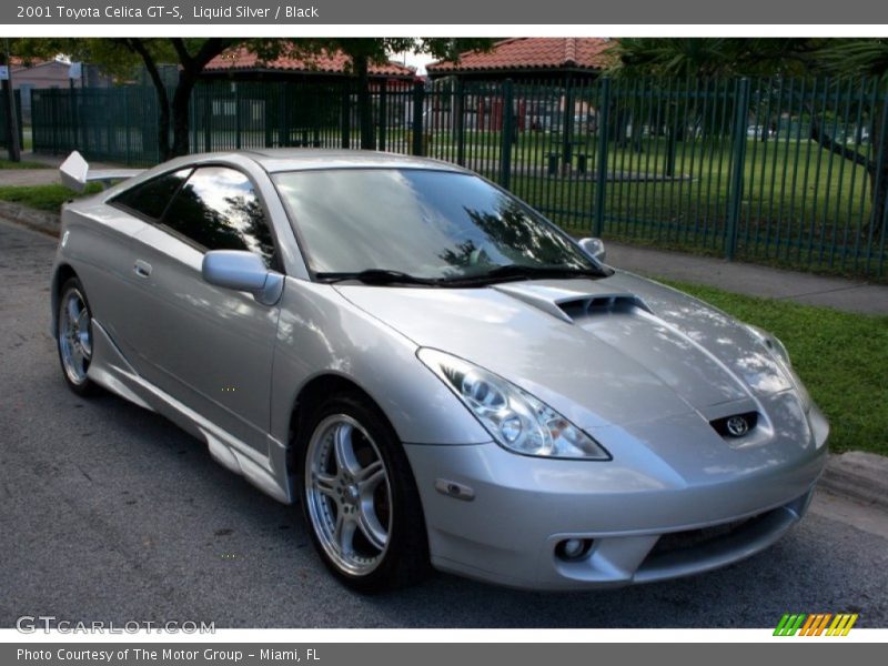 Liquid Silver / Black 2001 Toyota Celica GT-S