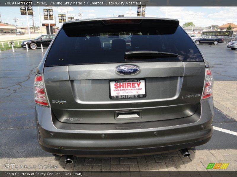 Sterling Grey Metallic / Charcoal Black/Grey Alcantara 2009 Ford Edge Limited