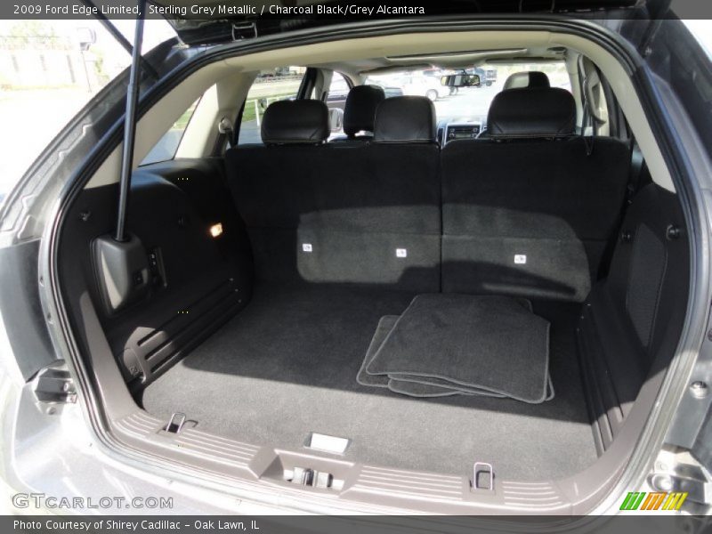 Sterling Grey Metallic / Charcoal Black/Grey Alcantara 2009 Ford Edge Limited
