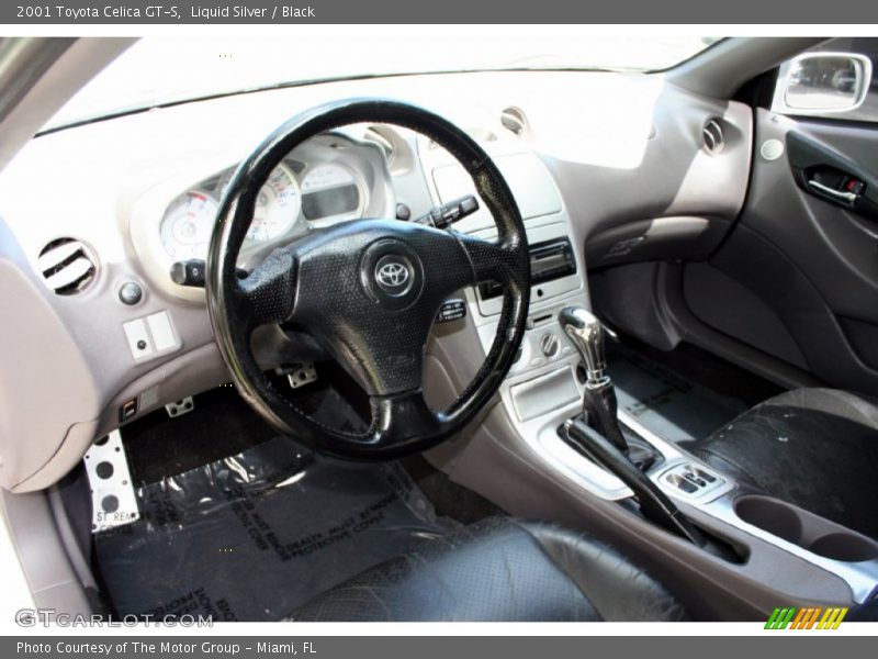 Liquid Silver / Black 2001 Toyota Celica GT-S