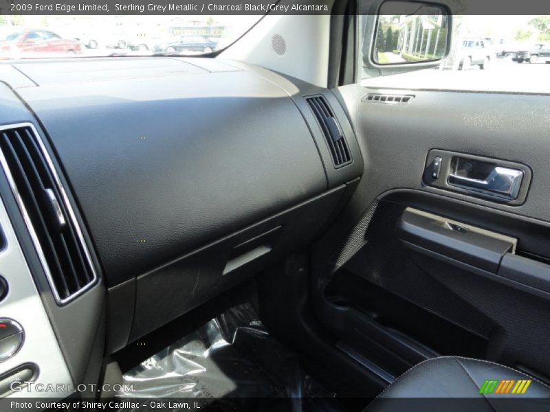 Sterling Grey Metallic / Charcoal Black/Grey Alcantara 2009 Ford Edge Limited