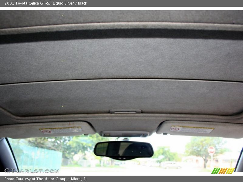 Liquid Silver / Black 2001 Toyota Celica GT-S