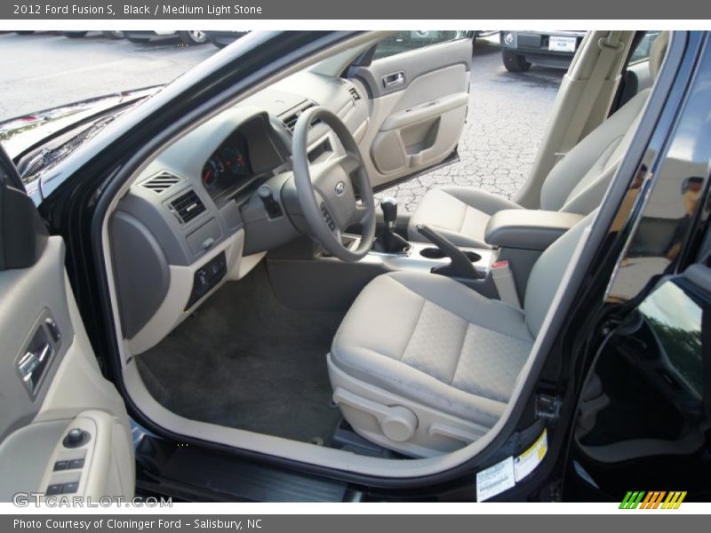  2012 Fusion S Medium Light Stone Interior
