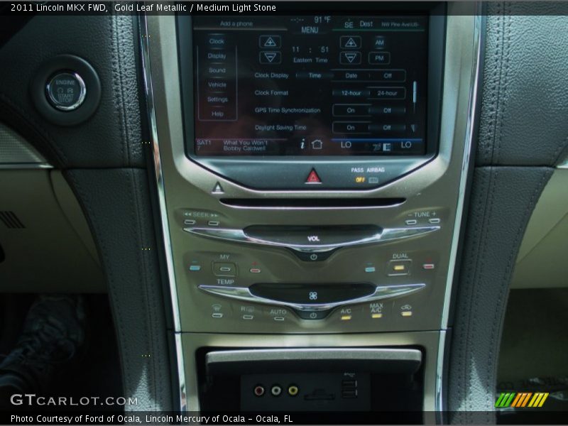 Gold Leaf Metallic / Medium Light Stone 2011 Lincoln MKX FWD