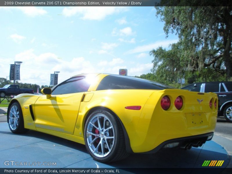 Velocity Yellow / Ebony 2009 Chevrolet Corvette Z06 GT1 Championship Edition