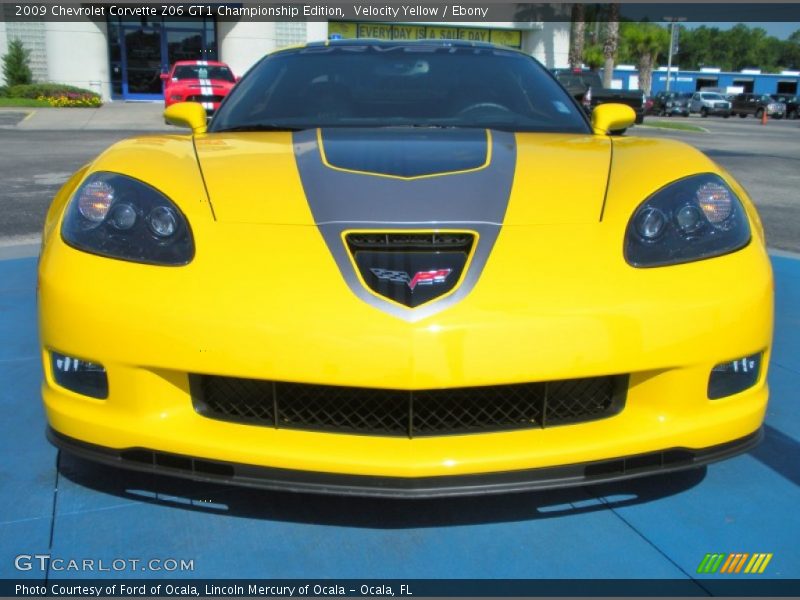 Velocity Yellow / Ebony 2009 Chevrolet Corvette Z06 GT1 Championship Edition