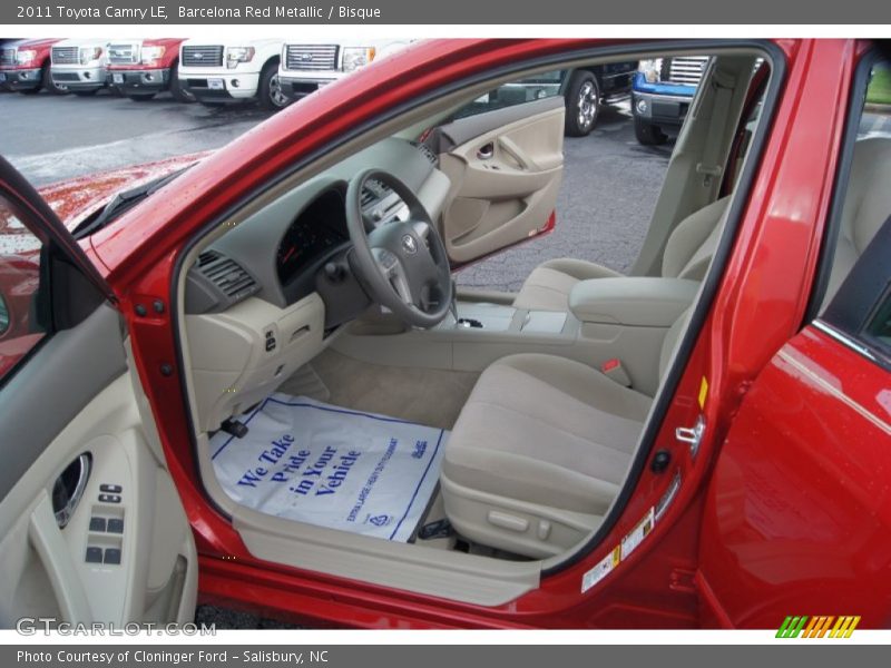 Barcelona Red Metallic / Bisque 2011 Toyota Camry LE