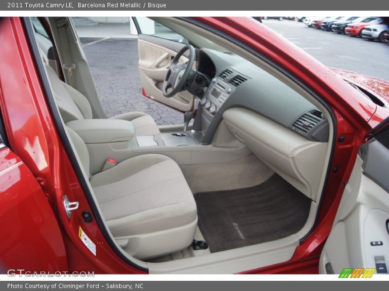 Barcelona Red Metallic / Bisque 2011 Toyota Camry LE