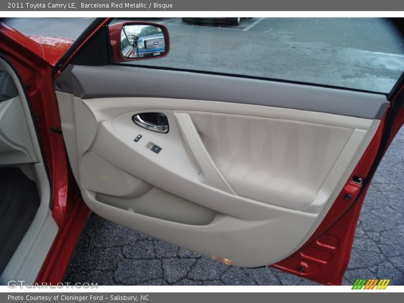 Barcelona Red Metallic / Bisque 2011 Toyota Camry LE