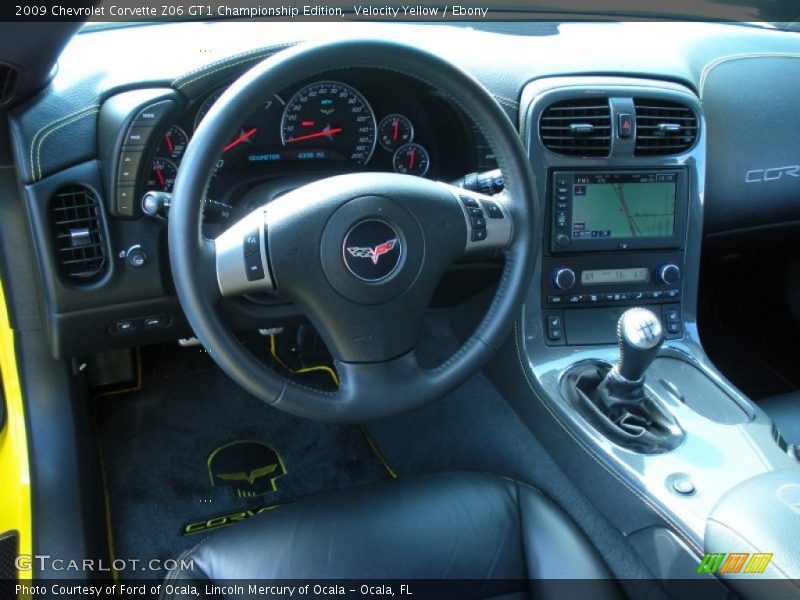 Controls of 2009 Corvette Z06 GT1 Championship Edition