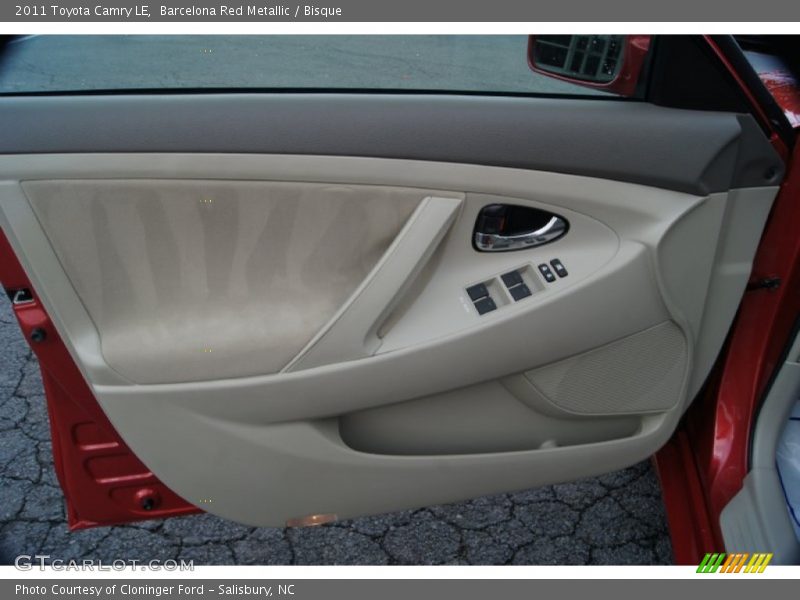 Barcelona Red Metallic / Bisque 2011 Toyota Camry LE