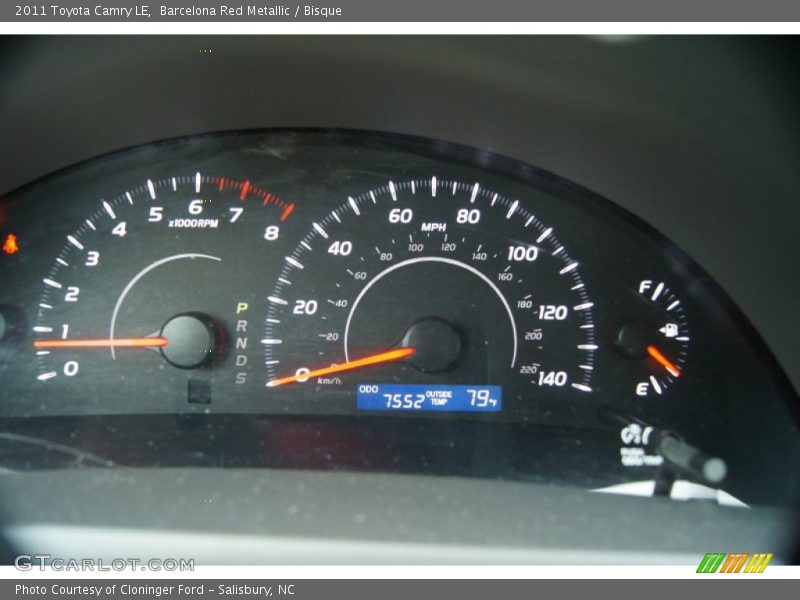 Barcelona Red Metallic / Bisque 2011 Toyota Camry LE