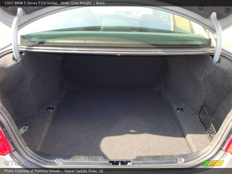 Silver Grey Metallic / Black 2007 BMW 5 Series 530i Sedan