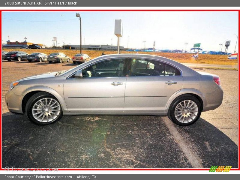 Silver Pearl / Black 2008 Saturn Aura XR