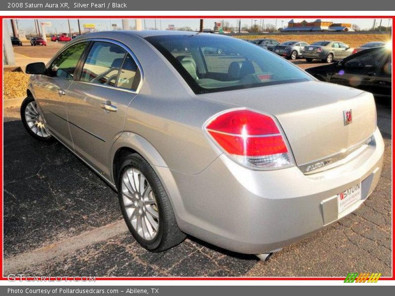 Silver Pearl / Black 2008 Saturn Aura XR