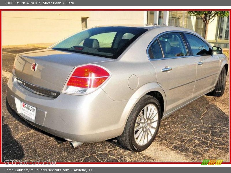 Silver Pearl / Black 2008 Saturn Aura XR