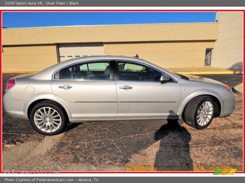 Silver Pearl / Black 2008 Saturn Aura XR