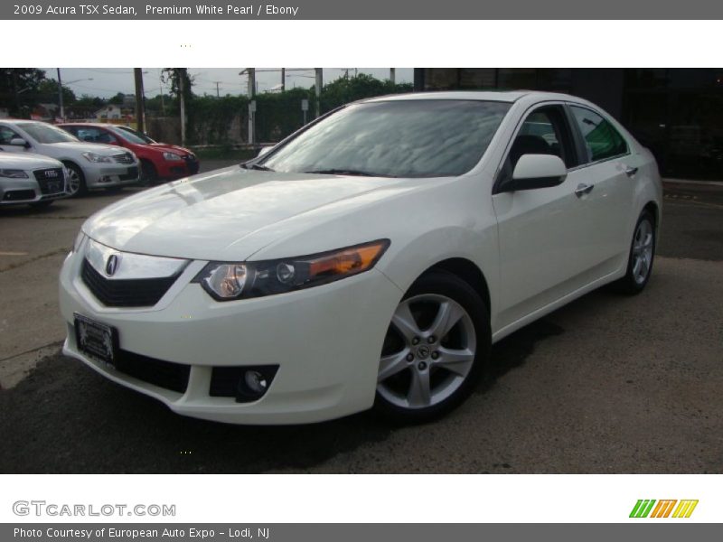 Premium White Pearl / Ebony 2009 Acura TSX Sedan