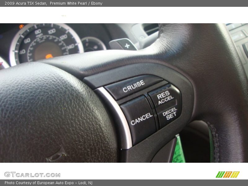 Premium White Pearl / Ebony 2009 Acura TSX Sedan