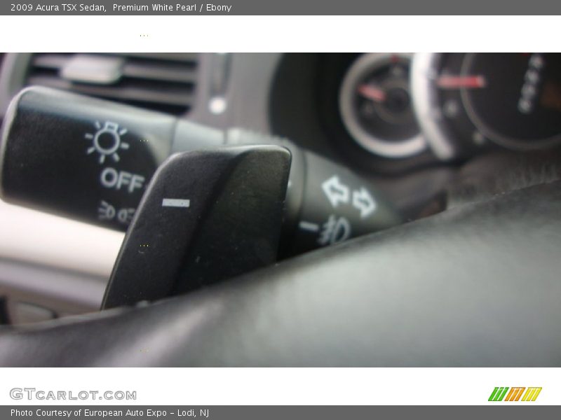 Premium White Pearl / Ebony 2009 Acura TSX Sedan