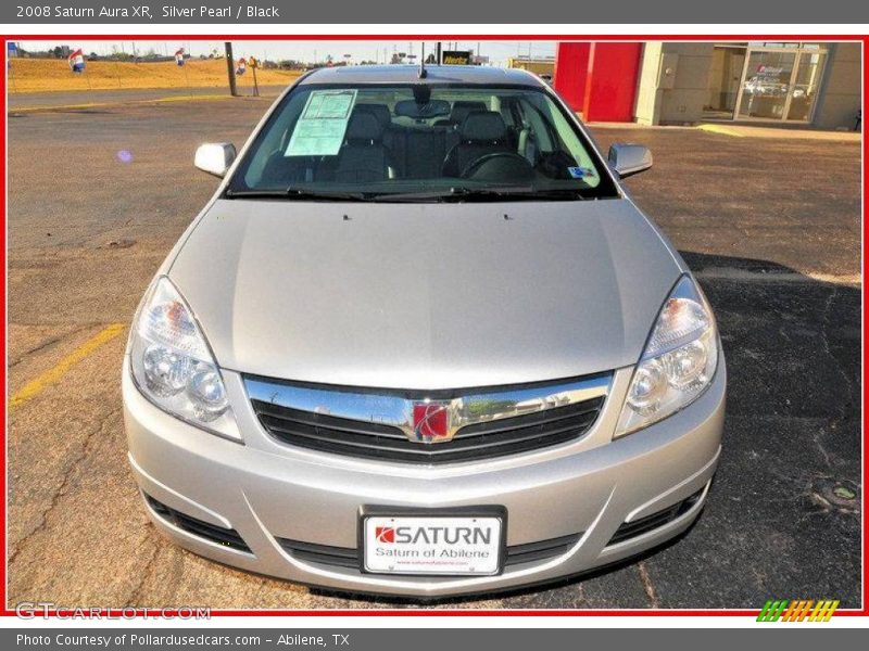 Silver Pearl / Black 2008 Saturn Aura XR