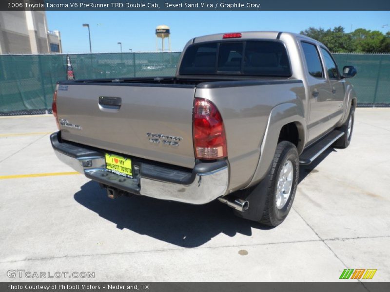 Desert Sand Mica / Graphite Gray 2006 Toyota Tacoma V6 PreRunner TRD Double Cab