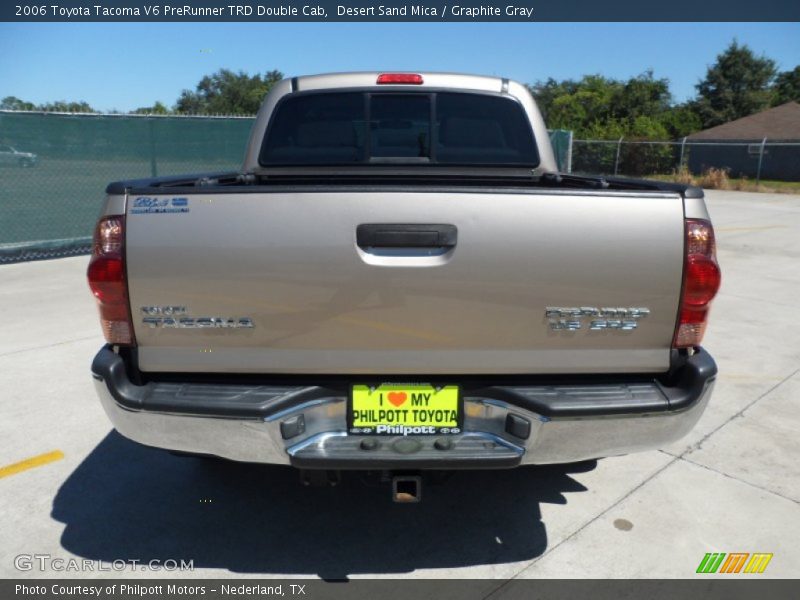 Desert Sand Mica / Graphite Gray 2006 Toyota Tacoma V6 PreRunner TRD Double Cab