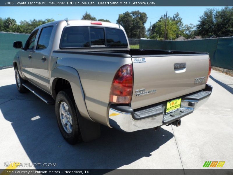 Desert Sand Mica / Graphite Gray 2006 Toyota Tacoma V6 PreRunner TRD Double Cab