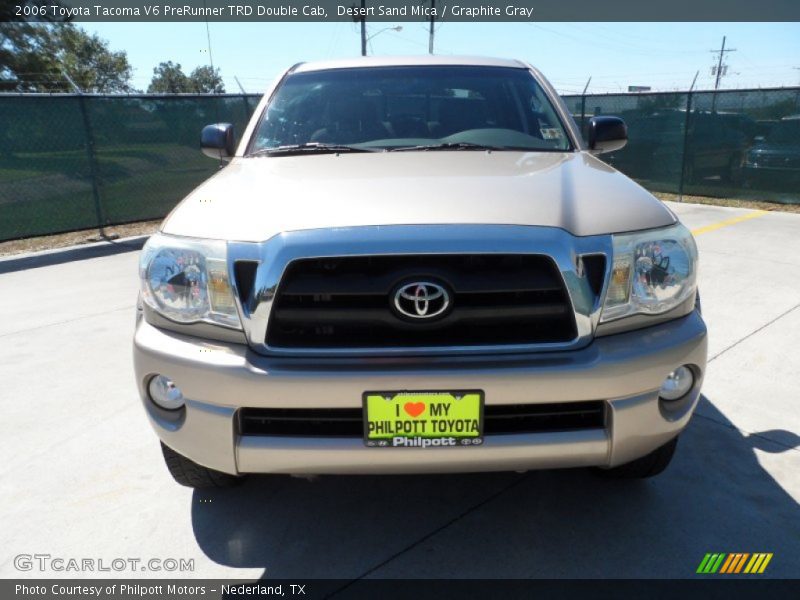 Desert Sand Mica / Graphite Gray 2006 Toyota Tacoma V6 PreRunner TRD Double Cab