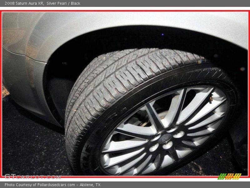 Silver Pearl / Black 2008 Saturn Aura XR