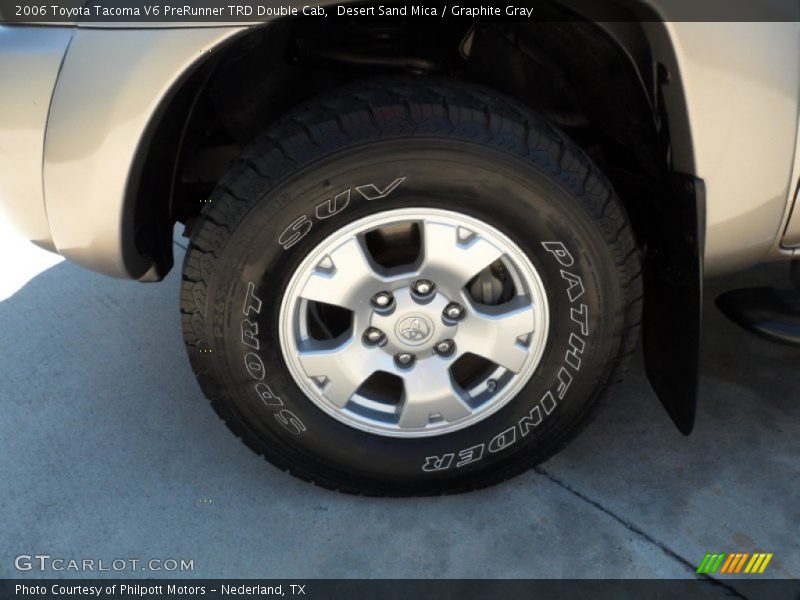 Desert Sand Mica / Graphite Gray 2006 Toyota Tacoma V6 PreRunner TRD Double Cab