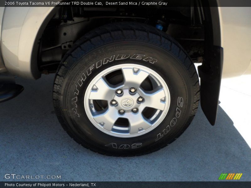 Desert Sand Mica / Graphite Gray 2006 Toyota Tacoma V6 PreRunner TRD Double Cab
