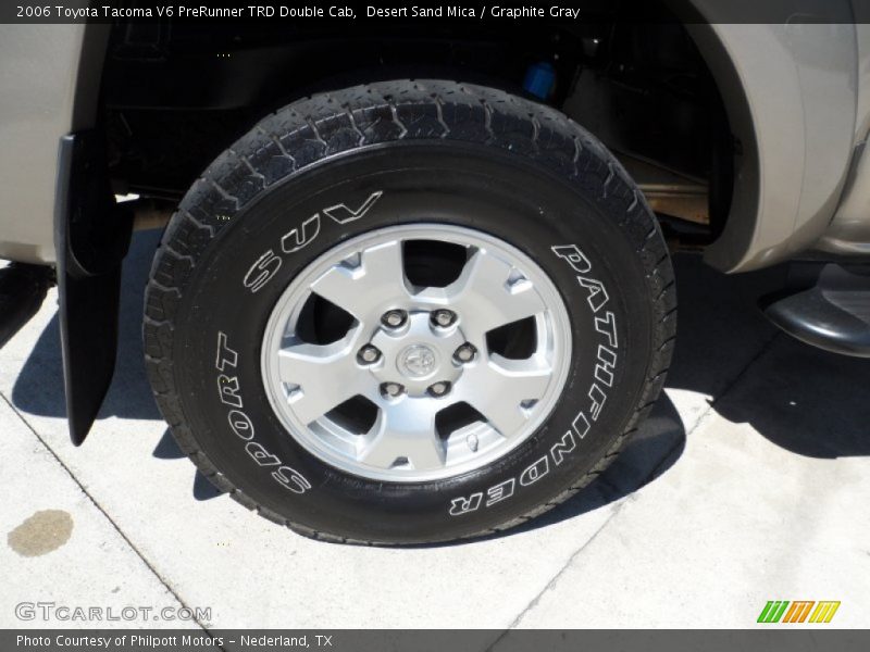 Desert Sand Mica / Graphite Gray 2006 Toyota Tacoma V6 PreRunner TRD Double Cab
