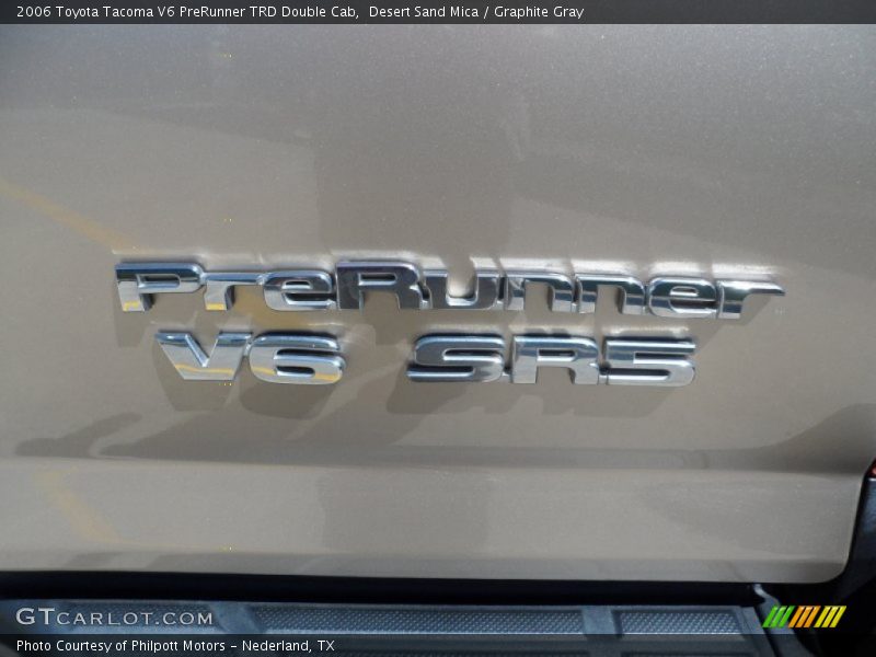 Desert Sand Mica / Graphite Gray 2006 Toyota Tacoma V6 PreRunner TRD Double Cab