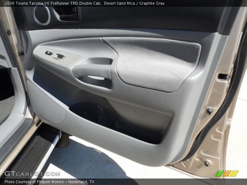 Desert Sand Mica / Graphite Gray 2006 Toyota Tacoma V6 PreRunner TRD Double Cab